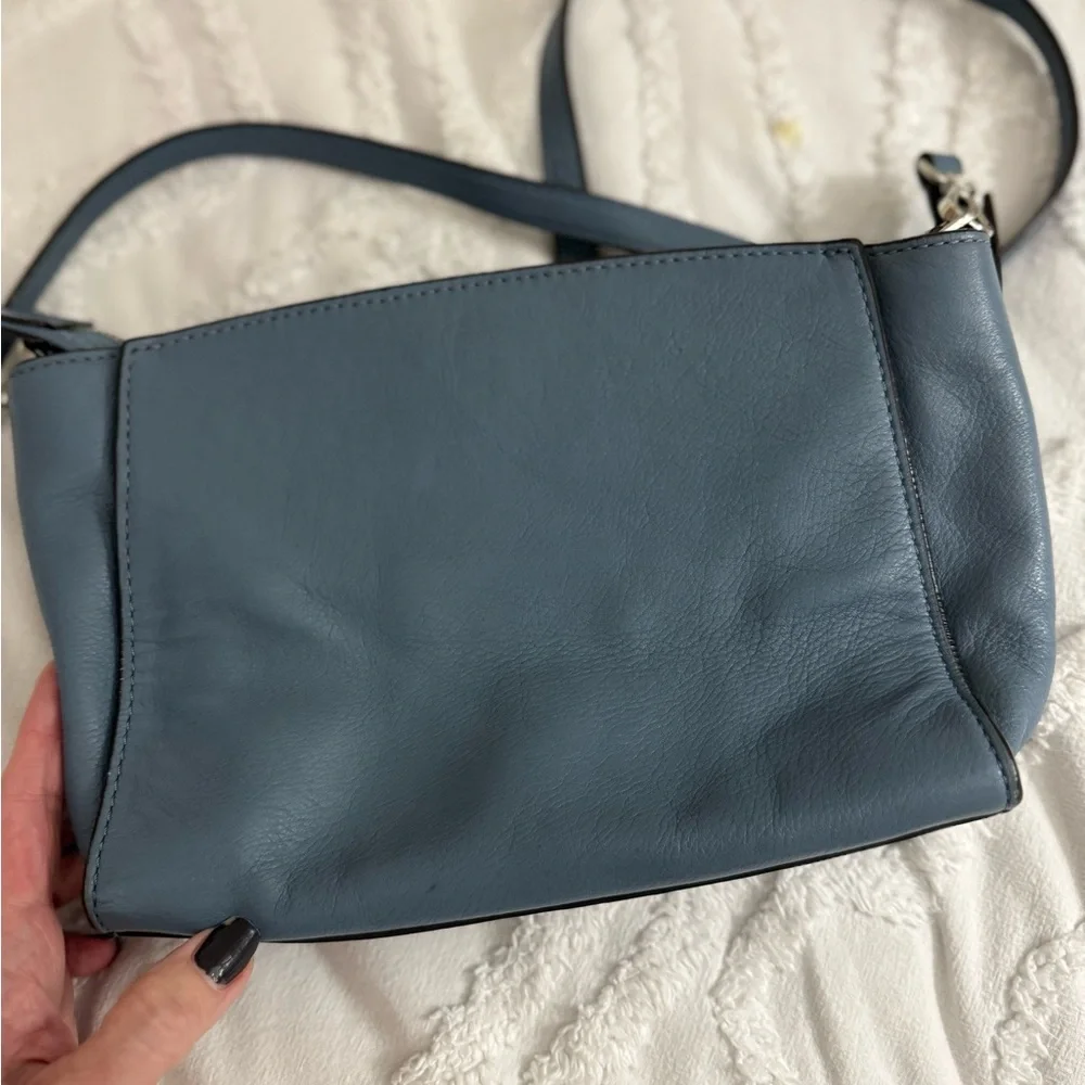Michael Kors Sophie Surf Blue Soft Leather Small Bag